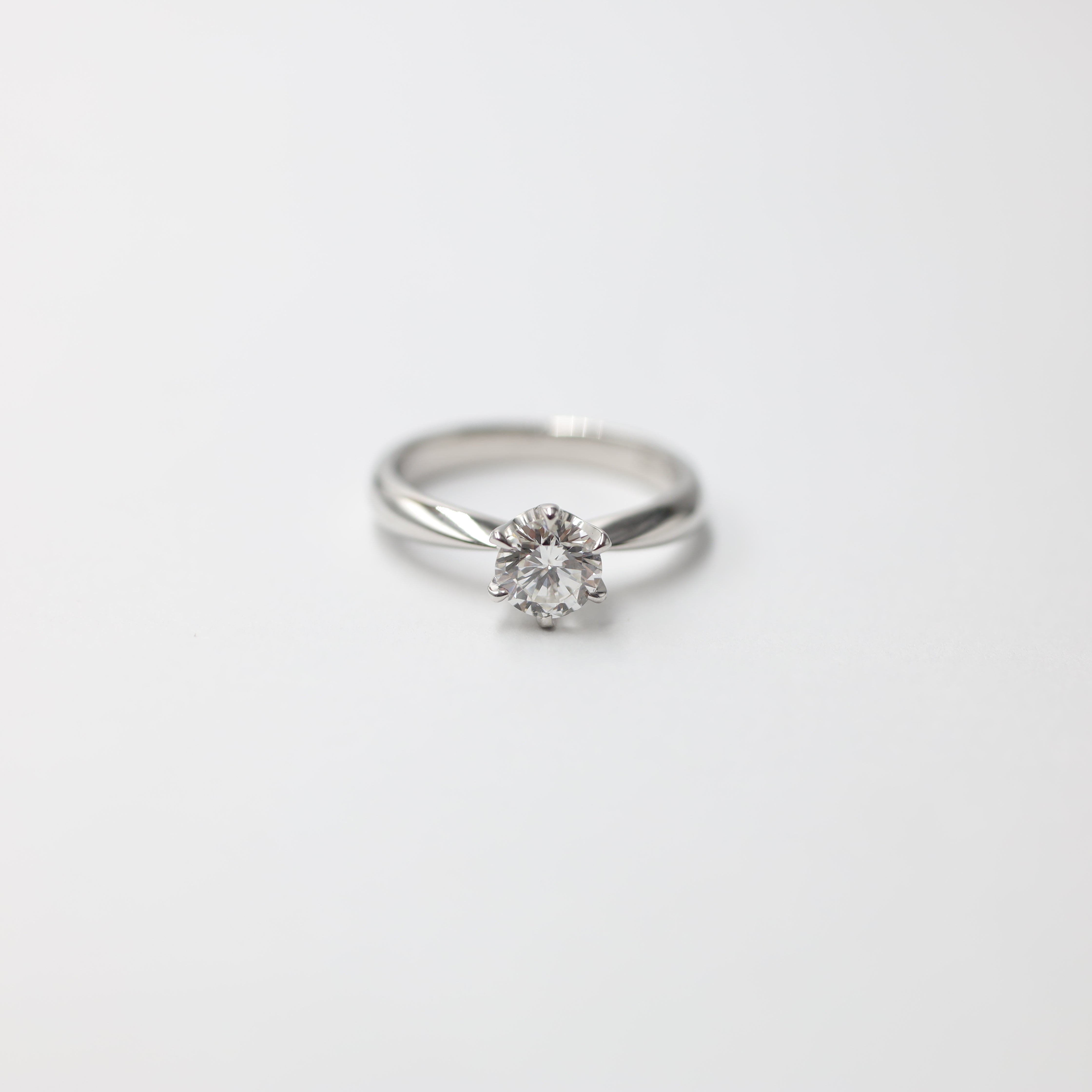 Elegant Solitaire Diamond Engagement Ring